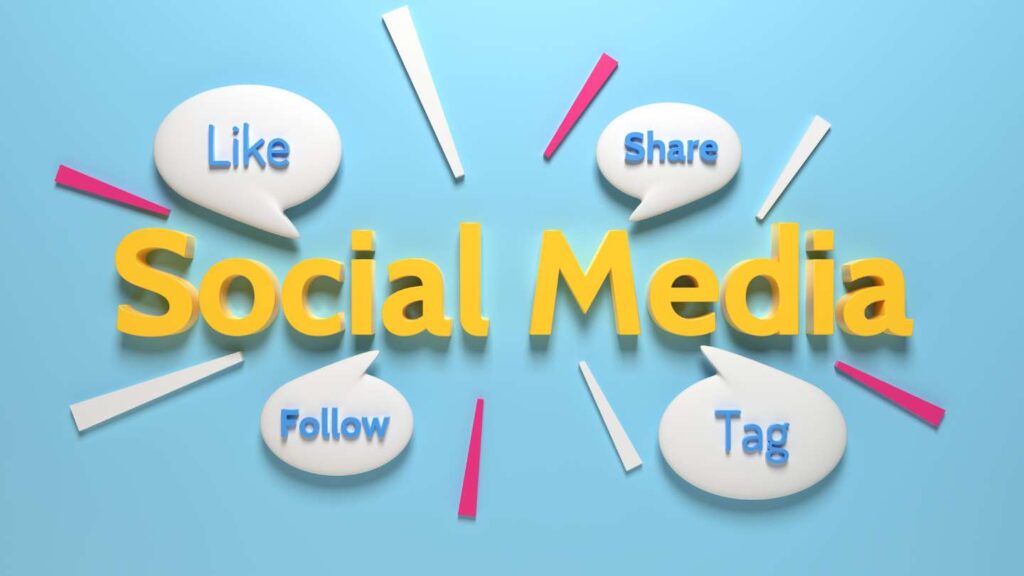 pagine dei social media