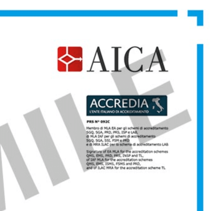 AICA - Accredia - ICDL Full Standard