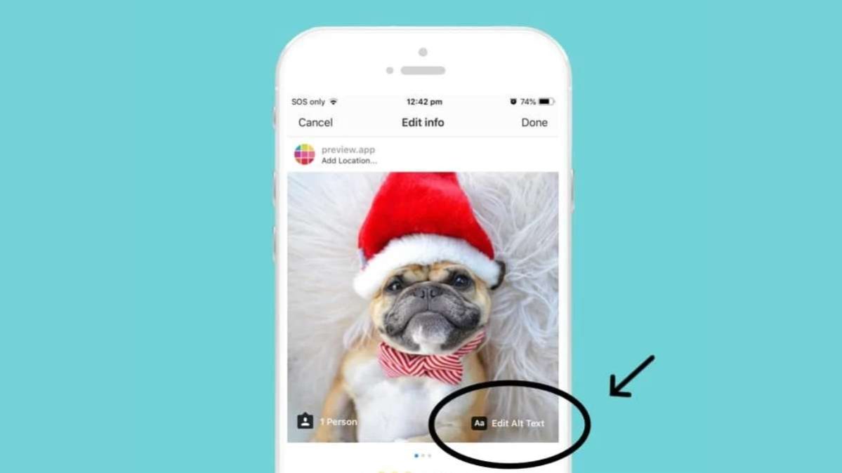 come scrivere alt text instagram