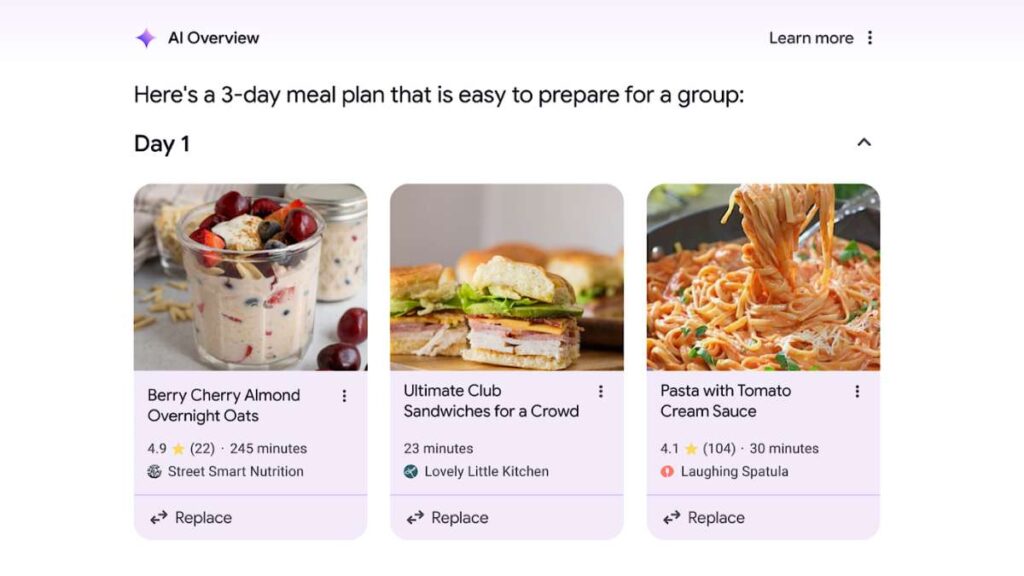Intelligenza Artificiale generativa nella ricerca - Google lancia AI Overview negli Stati Uniti