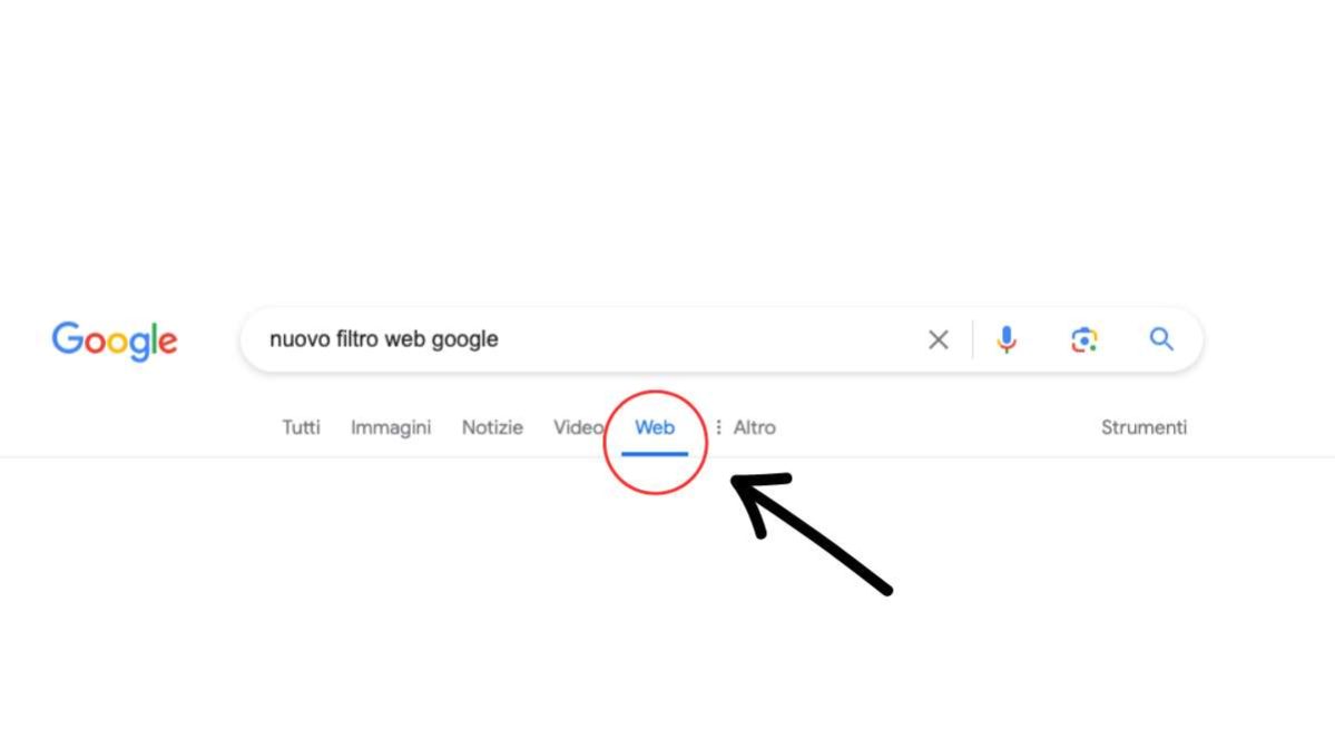 filtro web google - nuove funzionalità per semplificare la ricerca