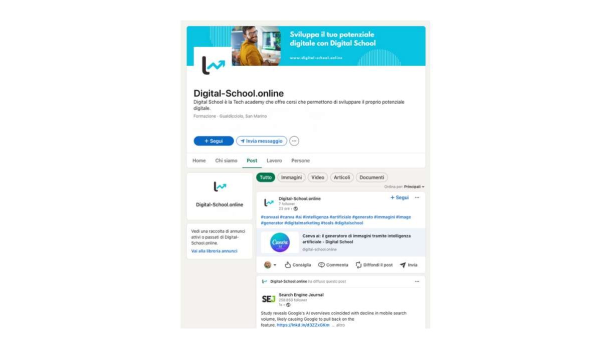 profilo aziendale LinkedIn - come ottimizzare