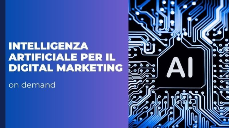 corso online AI per il digital marketing