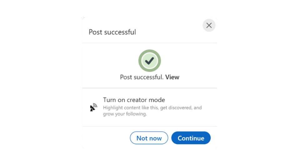 LinkedIn Creator Mode - come attivare funzionalità LinkedIn